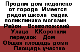 Продам дом недалеко от города  Имеется  рядом школа, садик ,поликлиника магазин. › Район ­ Всеволожский › Улица ­ ККороткий переулок › Дом ­ 4 › Общая площадь дома ­ 322 › Площадь участка ­ 12 › Цена ­ 25 000 000 - Ленинградская обл., Всеволожский р-н Недвижимость » Дома, коттеджи, дачи продажа   